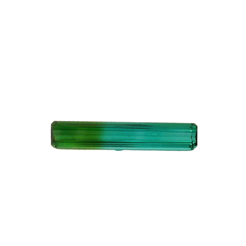 Tourmaline, Bi-color, Emerald cut, 1.58 ct