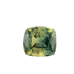 1.81 ct, Blue Green, Sapphire, Cushion