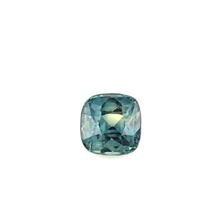 1.08 ct, Blue Green, Sapphire, Cushion