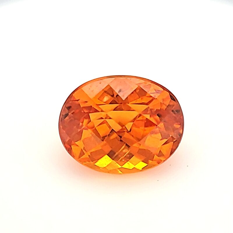 Spessartite, Orange, Oval, 3.90 ct