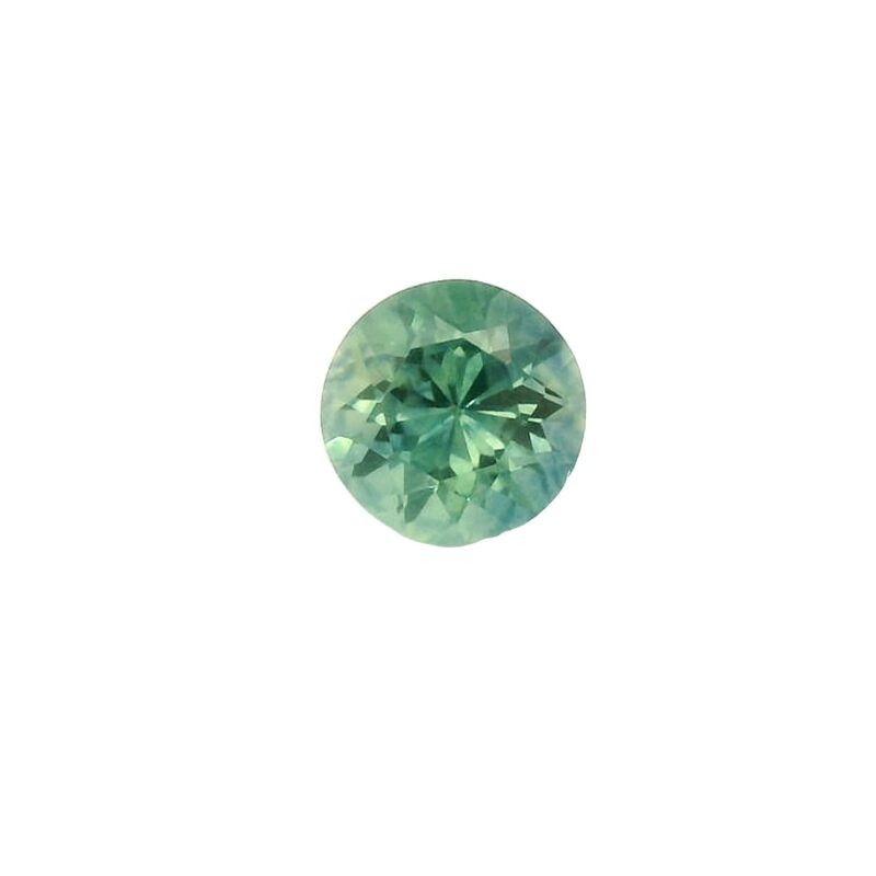 1.24 ct, Blue Green, Sapphire, Round