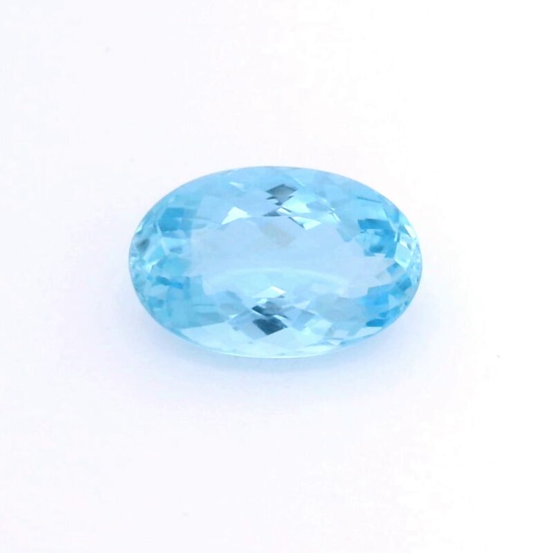 Aquamarine, Blue, Oval, 2.50 ct