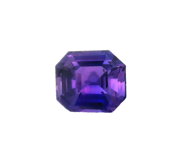 3.00 ct, Purple, Sapphire, Emerald cut