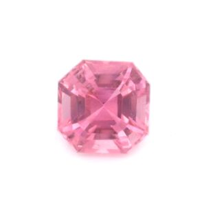 4.28 ct, Pink, Tourmaline, Asscher