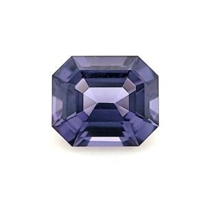 1.38 ct, Purple, Spinel, Emerald cut