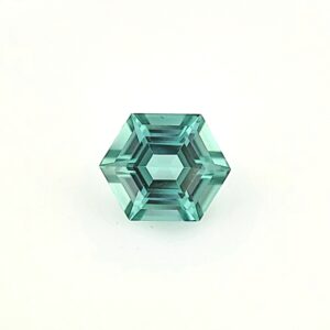 0.84 ct, Blue, Tourmaline, Hexagon