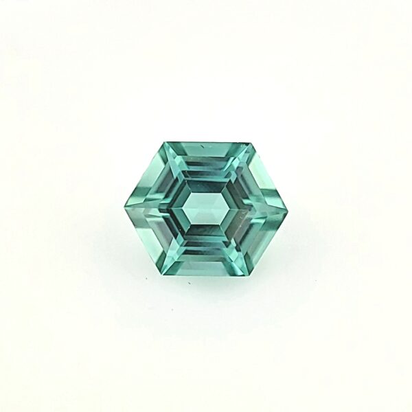 0.84 ct, Blue, Tourmaline, Hexagon