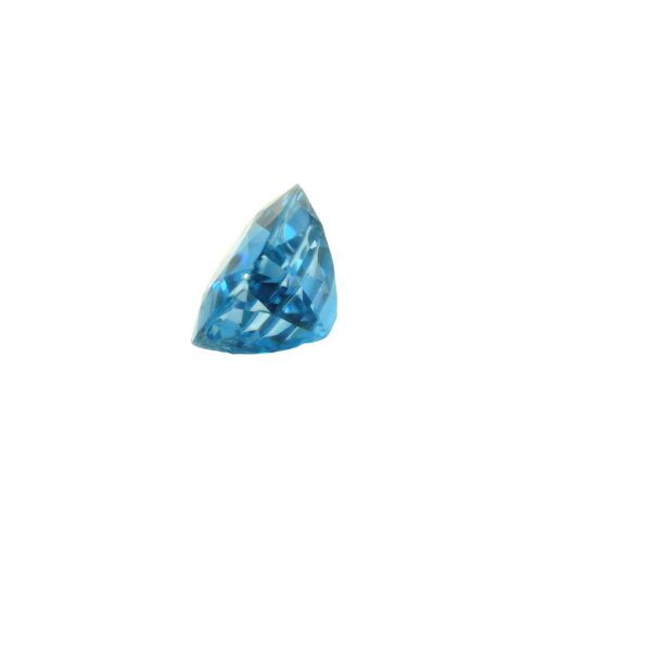 6.51 ct, Blue, Zircon, Cushion - Image 2