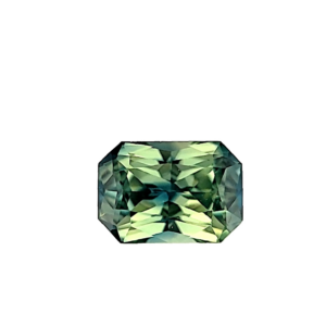 1.30 ct, Blue Green, Sapphire, Radiant