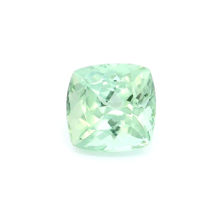 Tourmaline, Green, Cushion, 4.90 ct