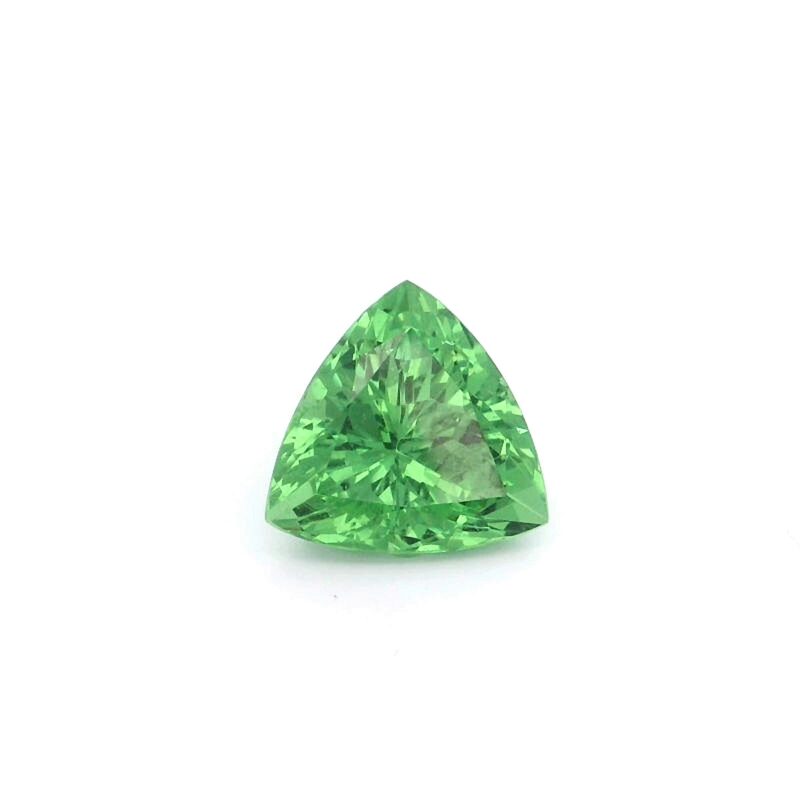 Tsavorite, Green, Trillion, 4.93 ct