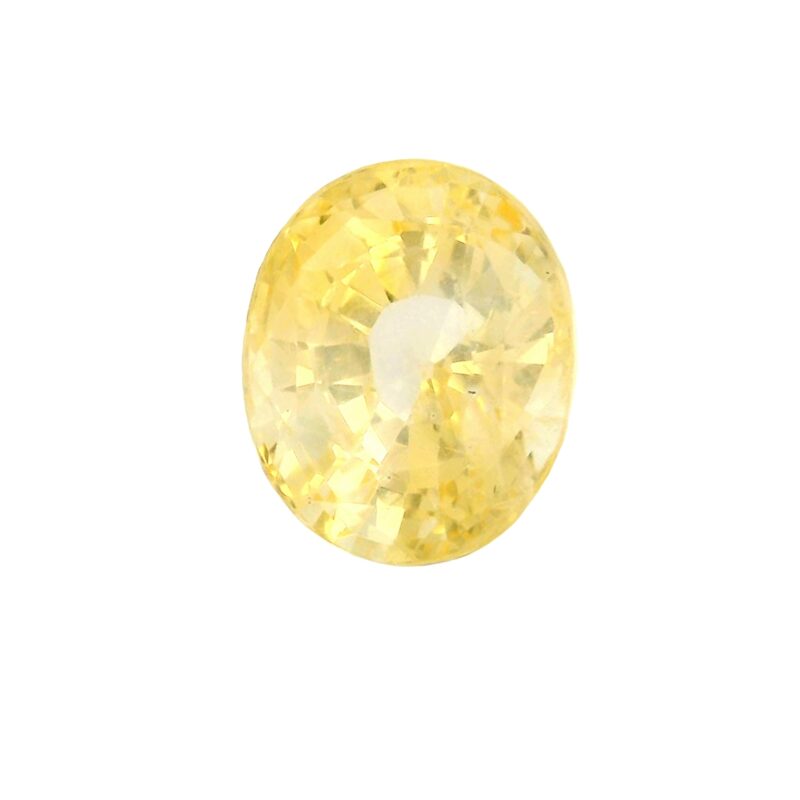 Sapphire, Yellow, Oval, 10.70 ct