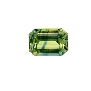 2.03 ct, Yellow, Sapphire, Emerald cut