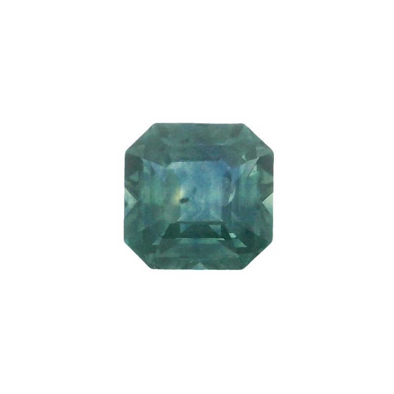 Montana Sapphire, Blue Green, Asscher, 1.93 ct
