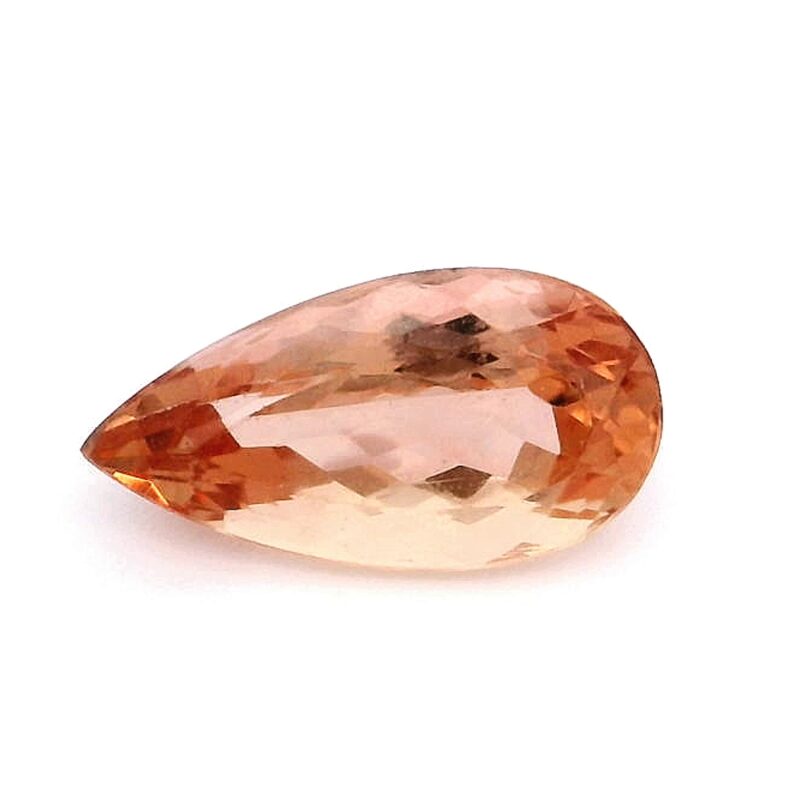 Topaz, Peach, Pear, 2.98 ct