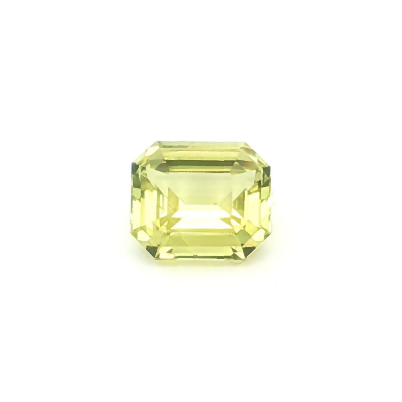 Chrysoberyl, Yellow, Emerald cut, 3.07 ct