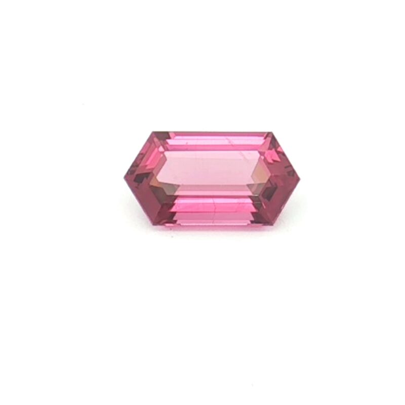 Garnet, Pink, Hexagon, 2.79 ct