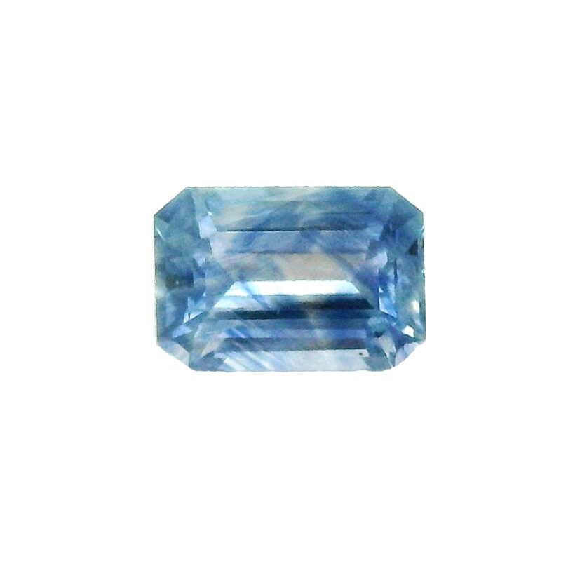 Sapphire, Blue, Emerald cut, 2.08 ct