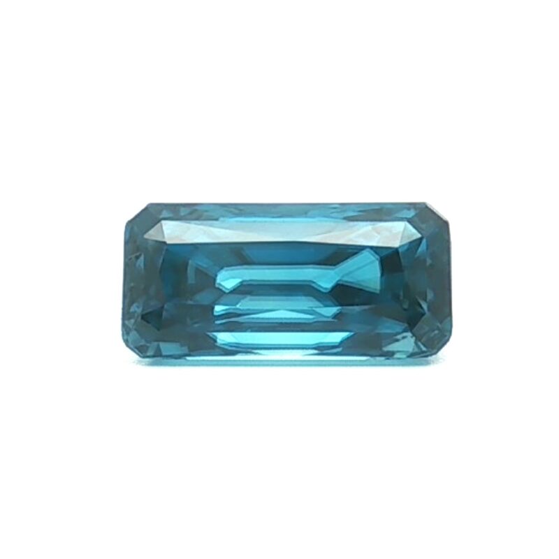 Zircon, Blue, Radiant, 6.77 ct