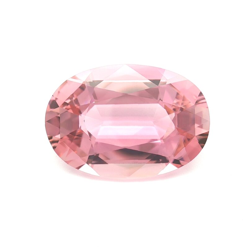 Tourmaline, Pink, Oval, 25.16 ct