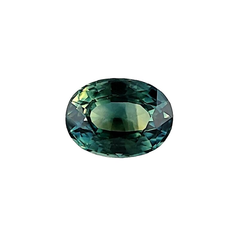 1.47 ct, Blue Green, Sapphire, Oval