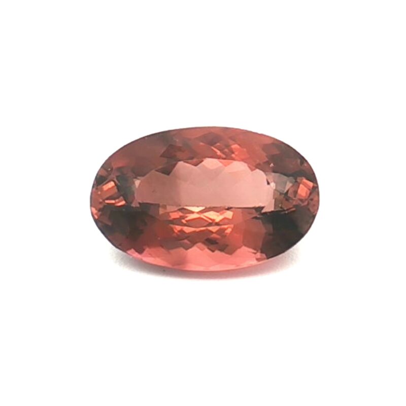 Tourmaline, Peach, Oval, 4.86 ct