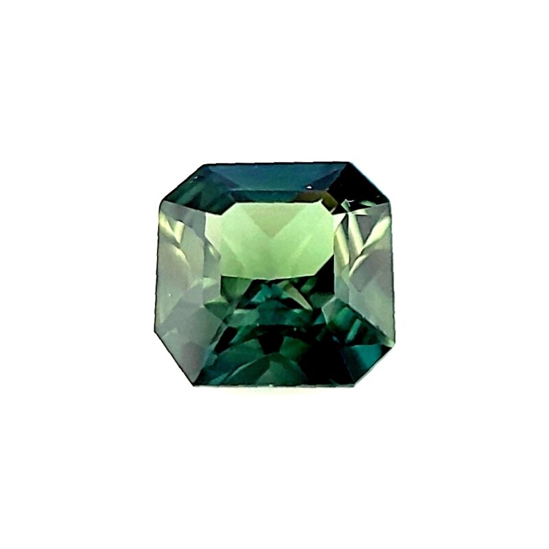 Sapphire, Blue Green, Radiant, 1.43 ct