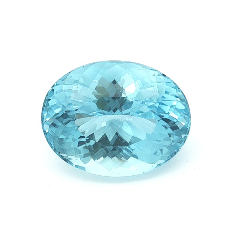 Aquamarine, Blue, Oval, 8.96 ct