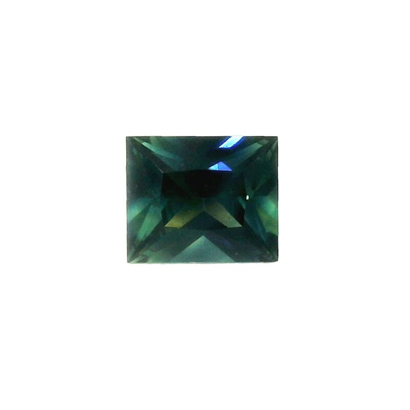 Sapphire, Blue Green, Baguette, 1.22 ct