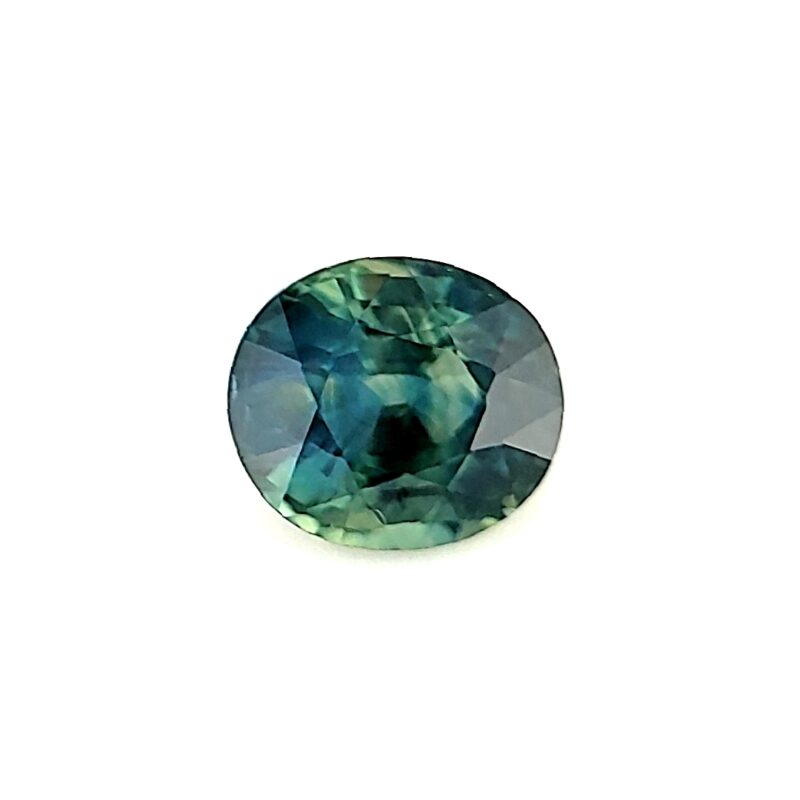 Sapphire, Blue Green, Oval, 1.35 ct