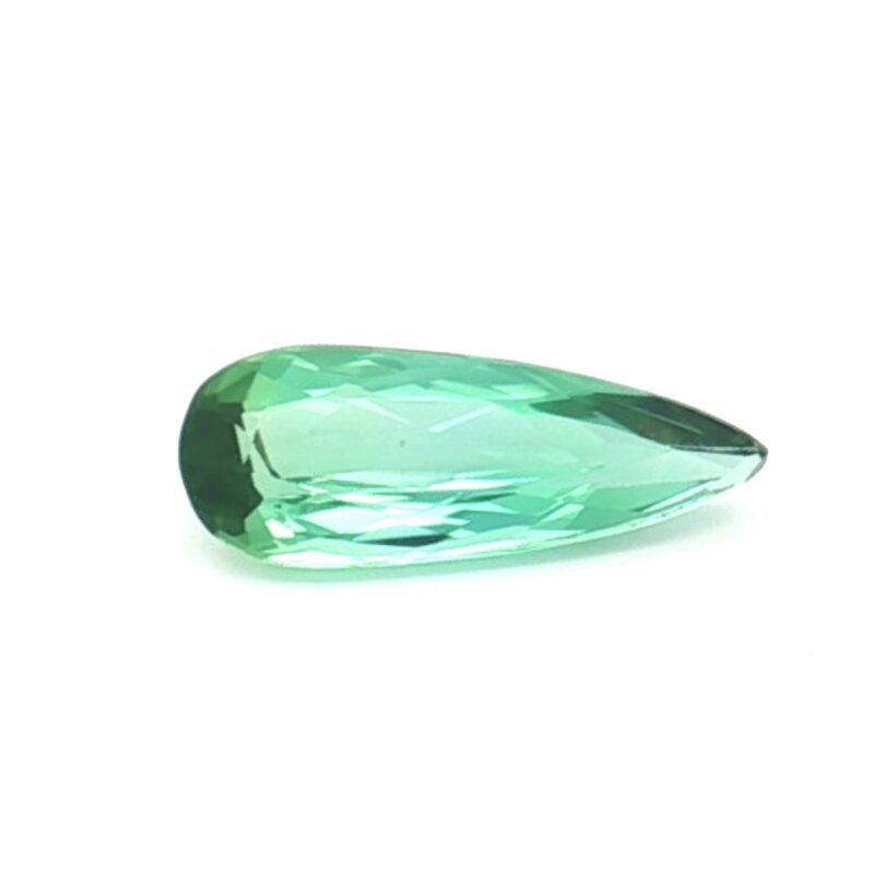 Tourmaline, Green, Pear, 3.41 ct