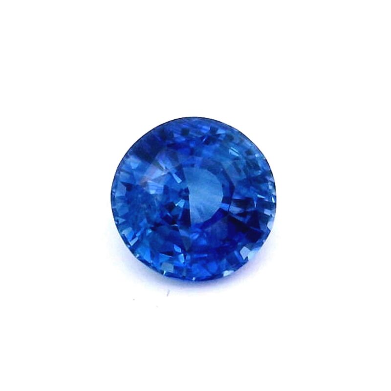 Sapphire, Blue, Round, 2.01 ct