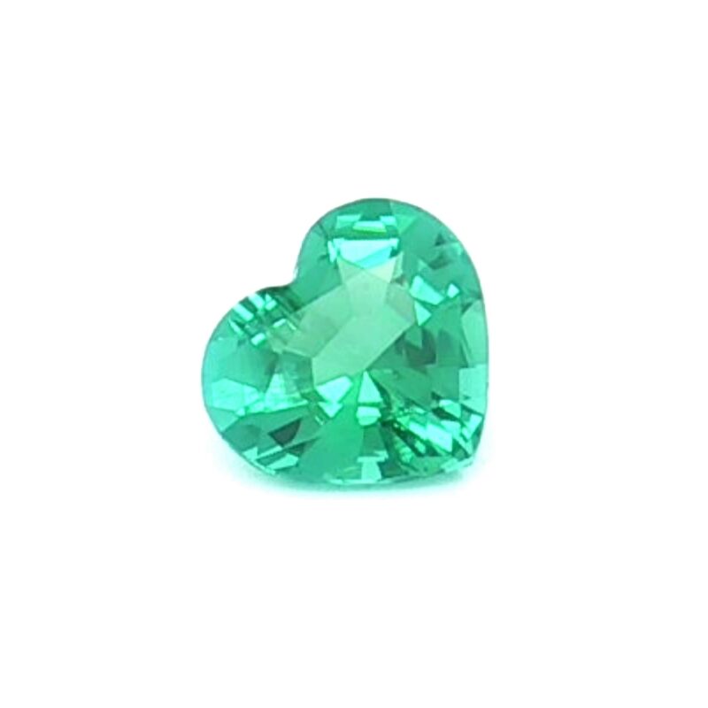 Tourmaline, Green, Heart-shaped, 1.91 ct