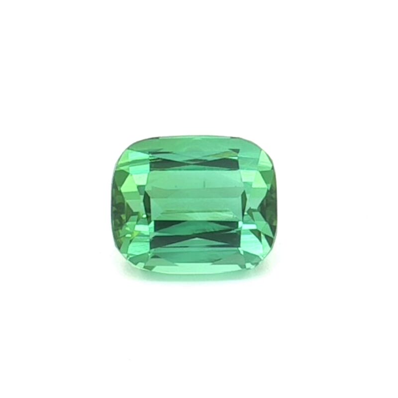 Tourmaline, Green, Cushion, 5.86 ct