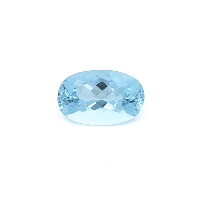 Aquamarine, Blue, Oval, 5.21 ct