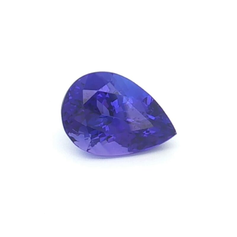 Tanzanite, Blue, Pear, 5.30 ct