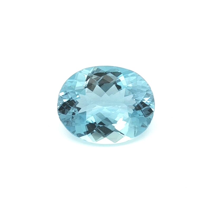 Aquamarine, Blue, Oval, 4.06 ct
