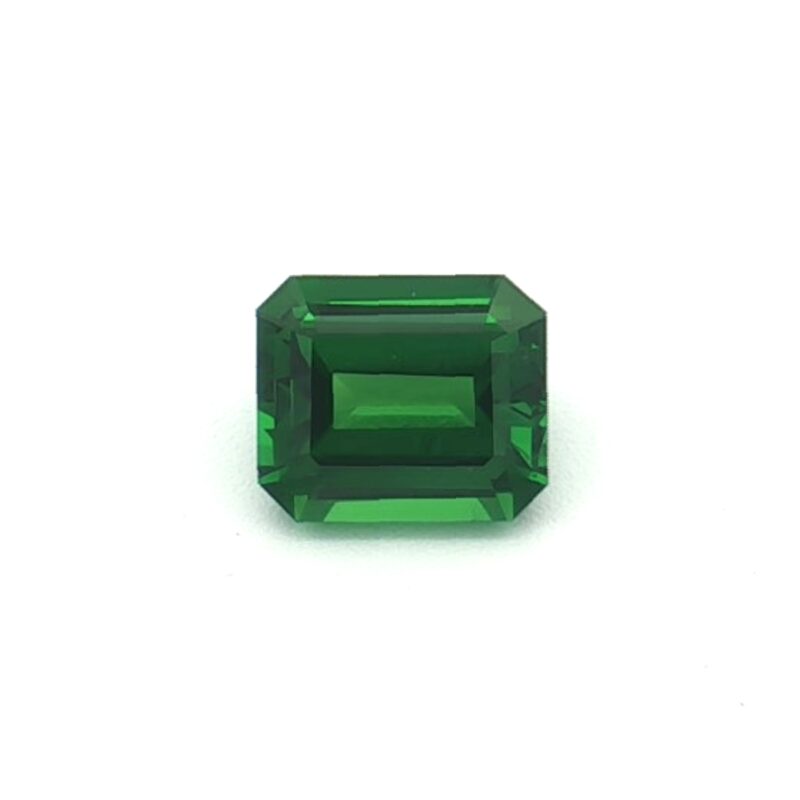Tsavorite, Green, Emerald cut, 1.19 ct