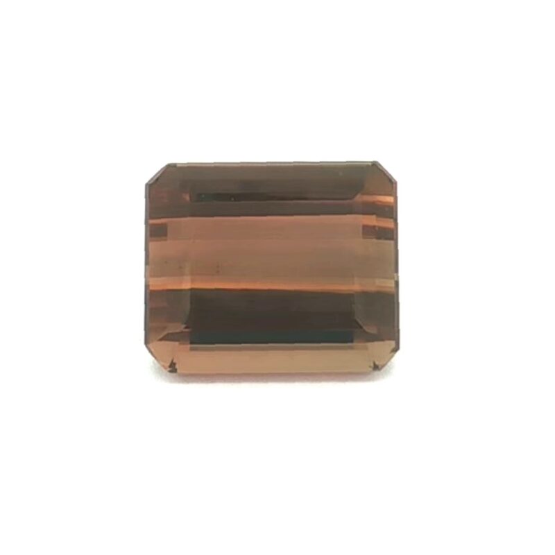 Tourmaline, Brown, Emerald cut, 8.58 ct