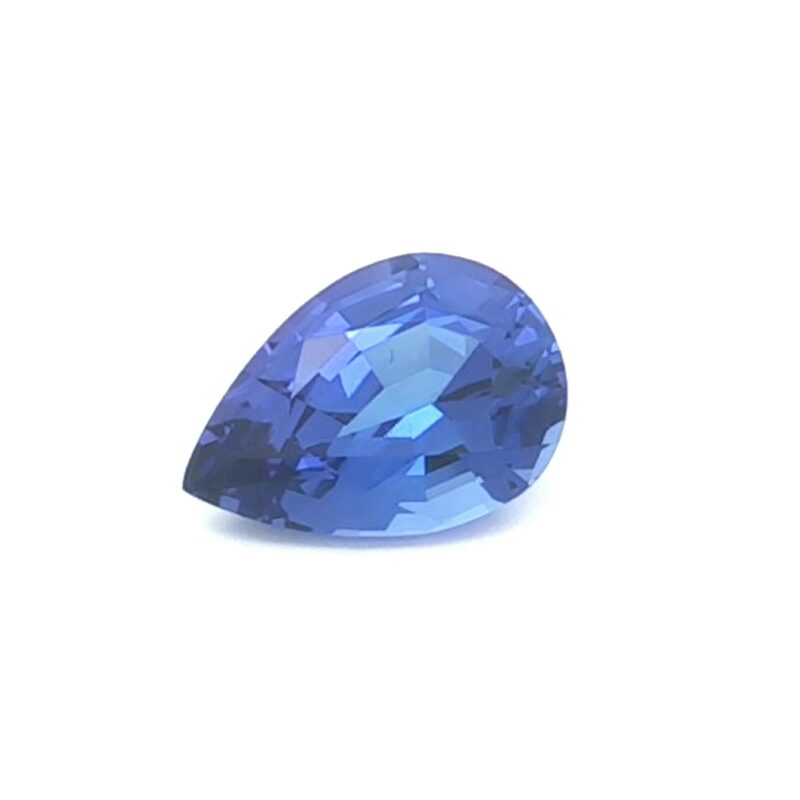 Tanzanite, Blue, Pear, 4.80 ct