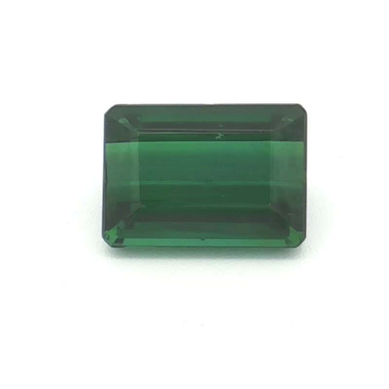Tourmaline, Green, Emerald cut, 3.45 ct