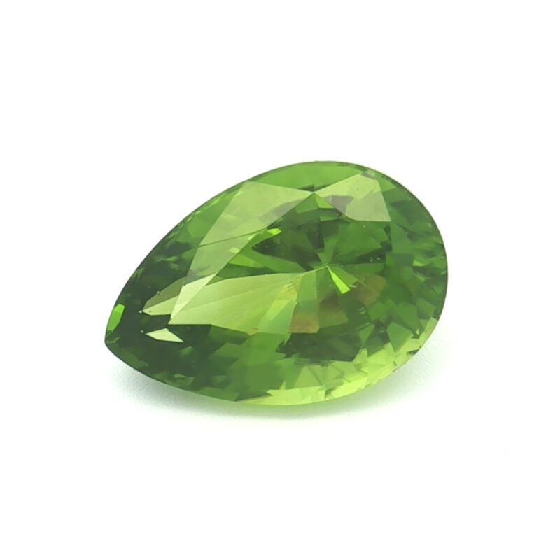 Peridot, Green, Pear, 7.75 ct