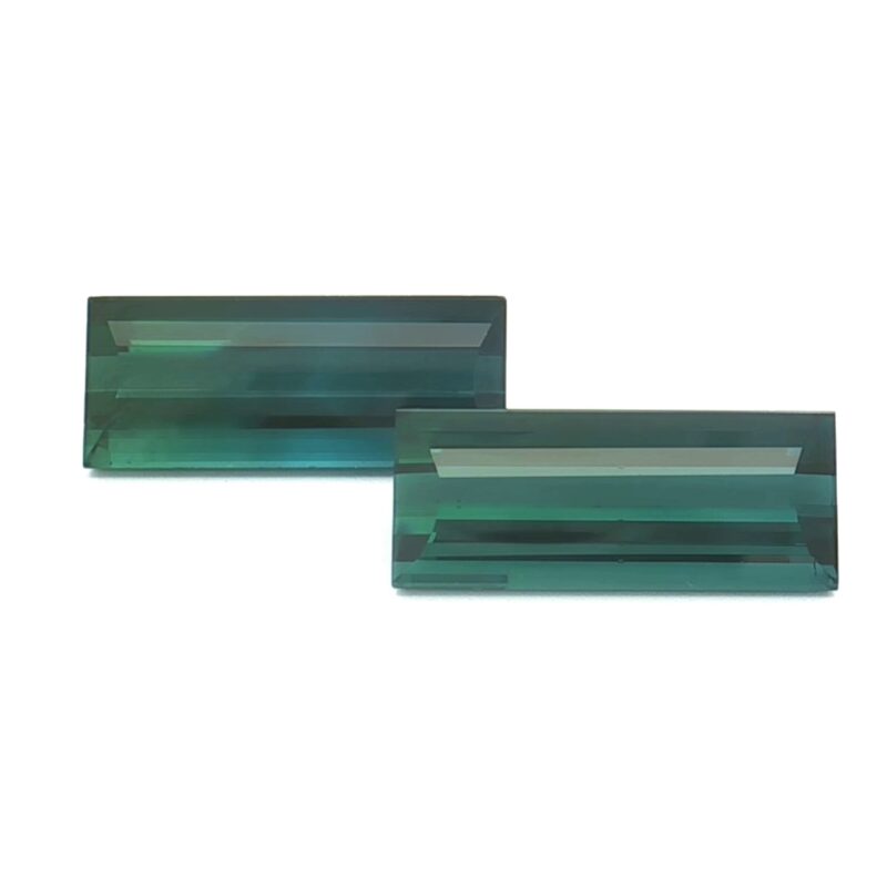 Tourmaline, Bi-color, Baguette, 14.04 ct