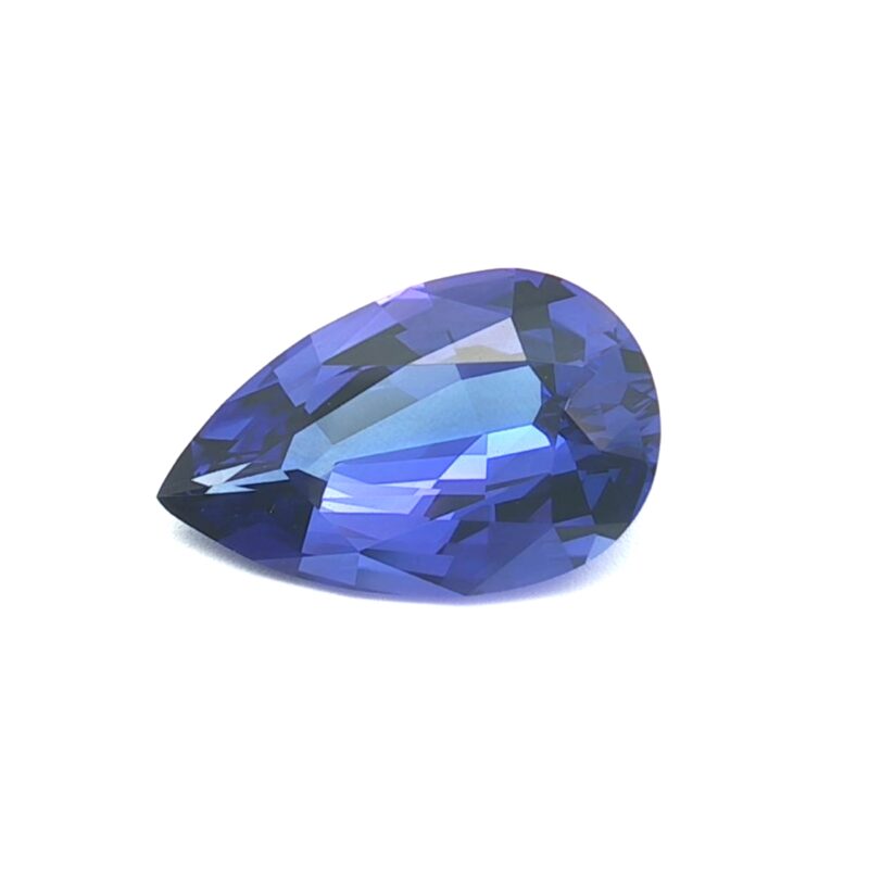 Tanzanite, Blue, Pear, 4.54 ct