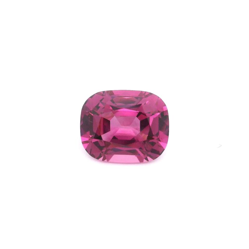 Garnet, Pink, Cushion, 4.61 ct