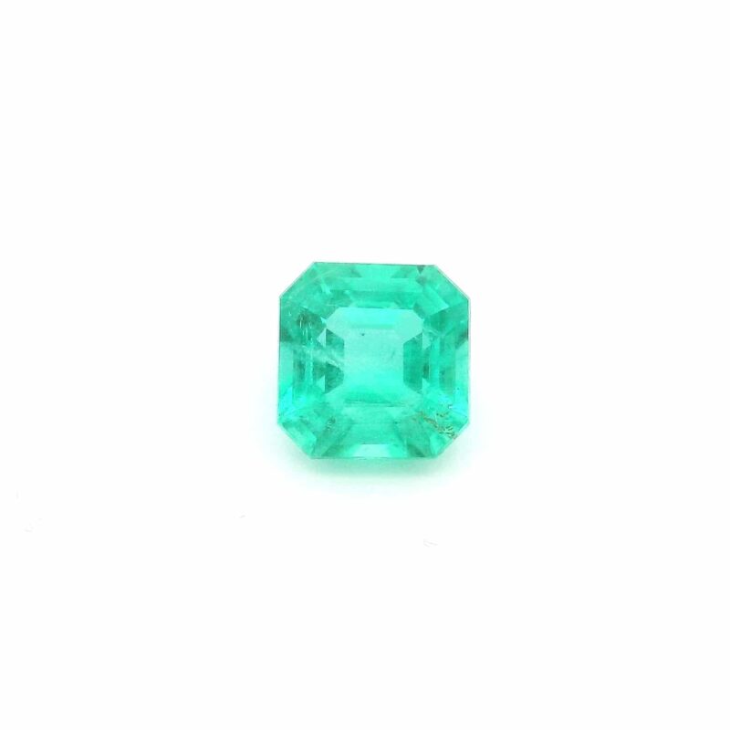 Emerald, Green, Asscher, 2.22 ct
