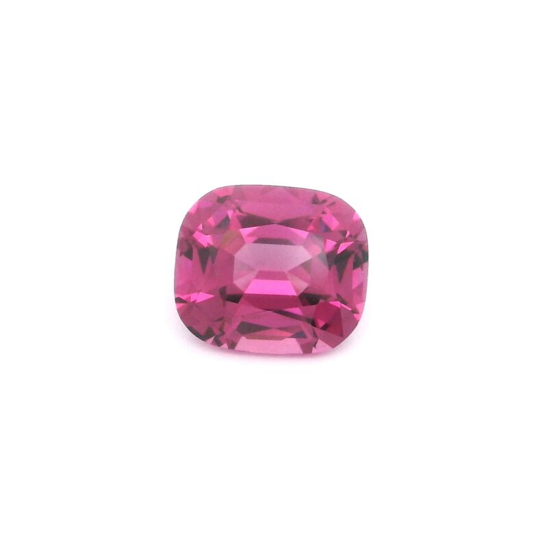 Garnet, Pink, Cushion, 3.53 ct