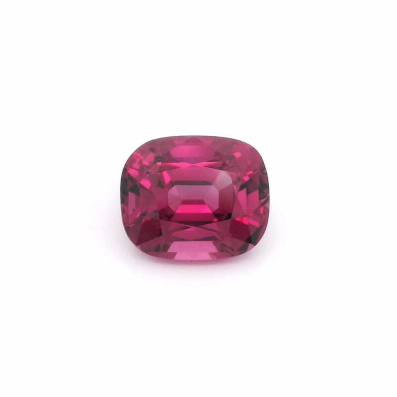 Garnet, Pink, Cushion, 4.56 ct