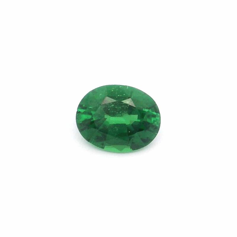 Tsavorite, Green, Oval, 1.03 ct