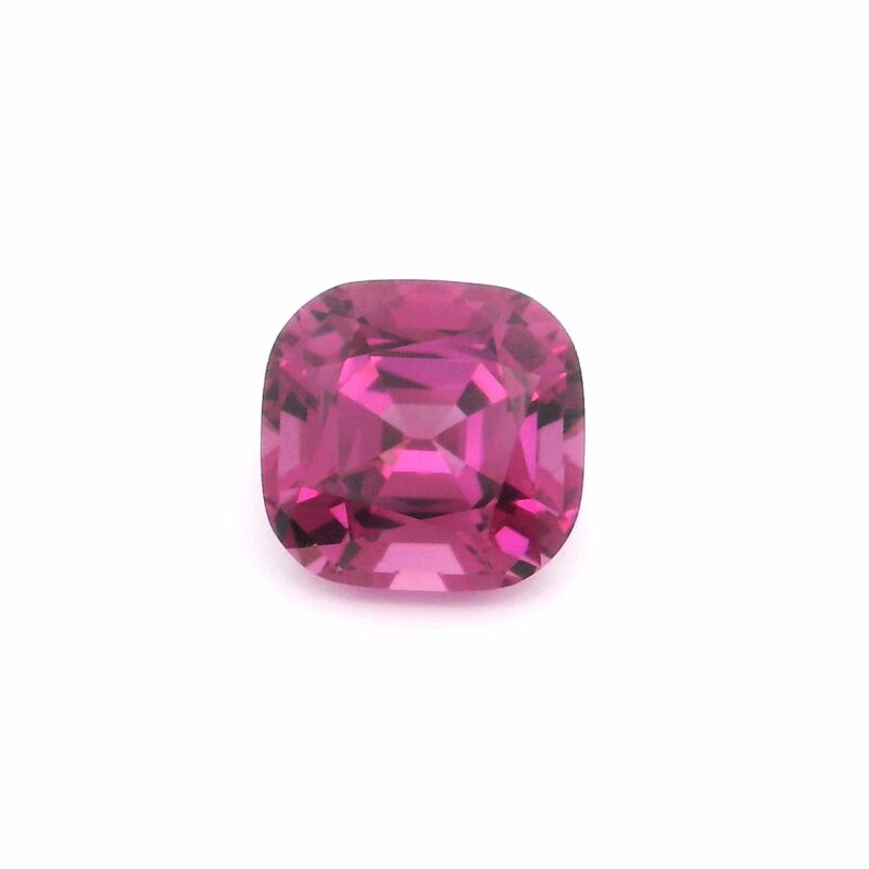 Garnet, Pink, Cushion, 4.19 ct